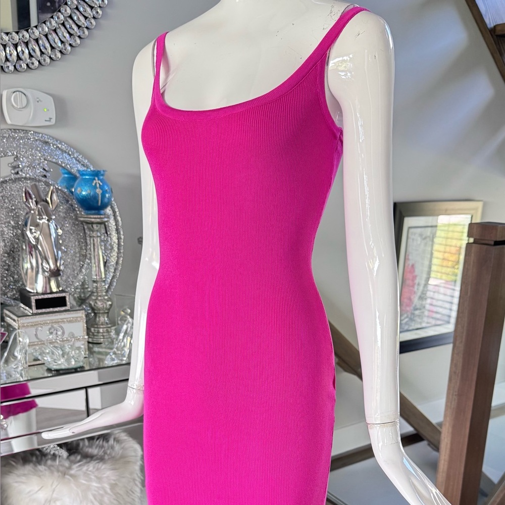 NWOT 🩷 Vibrant Fuchsia/Pink Sweater Knit Dress. - Picture 7 of 17